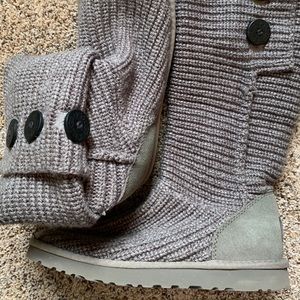 UGG Cardy sweater boots Gray